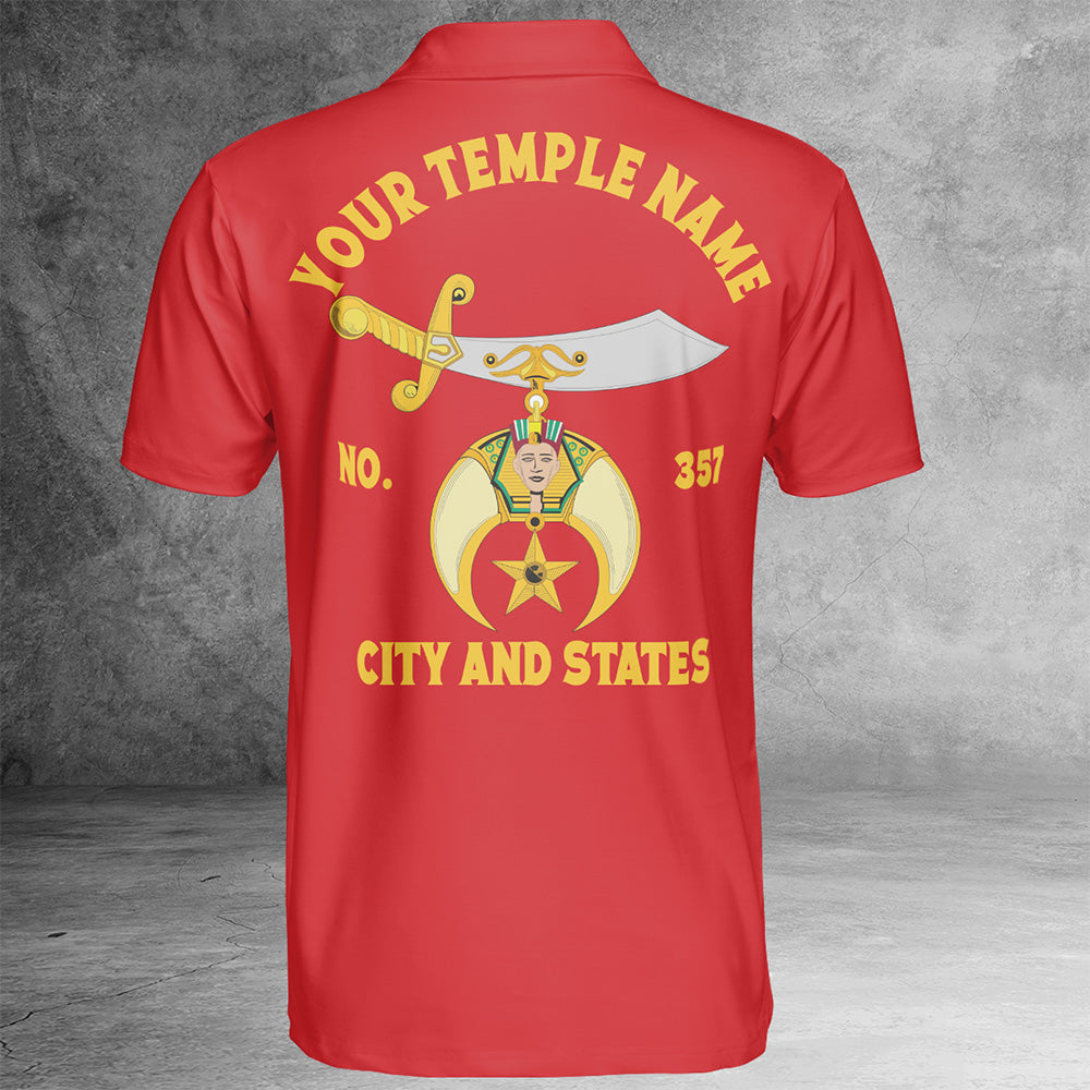 Custom Shriner Noble Polo Shirt