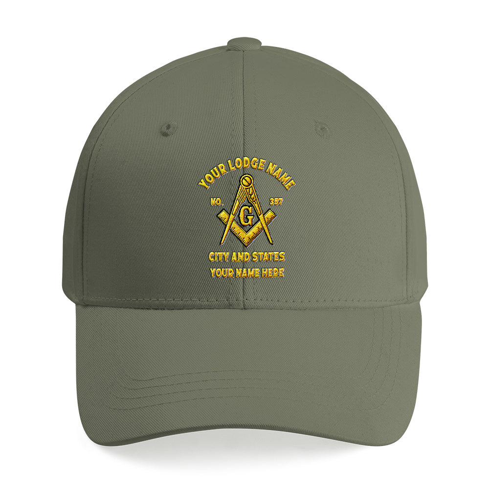 Custom Masonic Hat - Embroidered