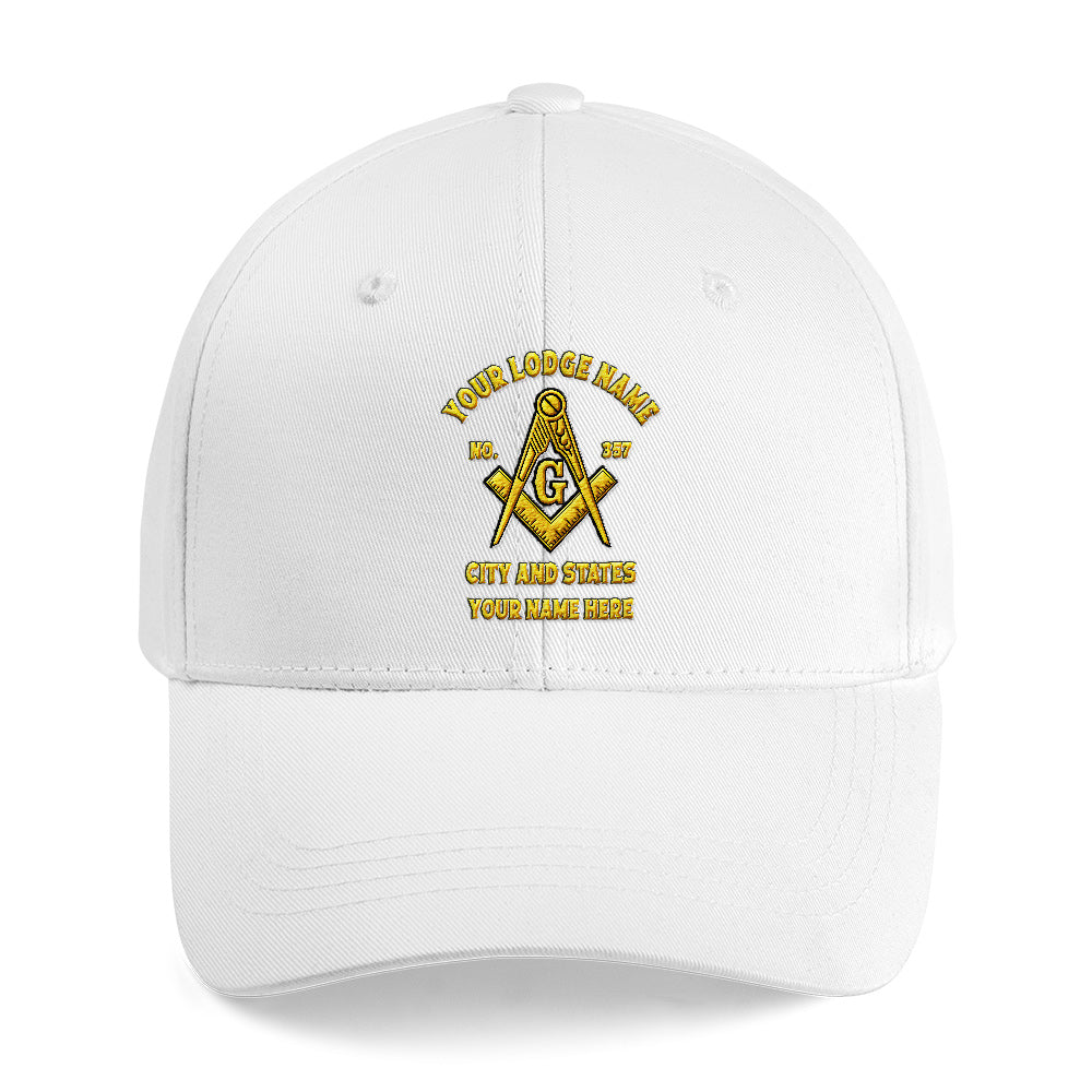 Custom Masonic Hat - Embroidered