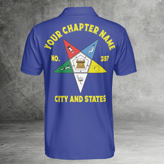 Custom Order of the Eastern Star OES Polo Shirt