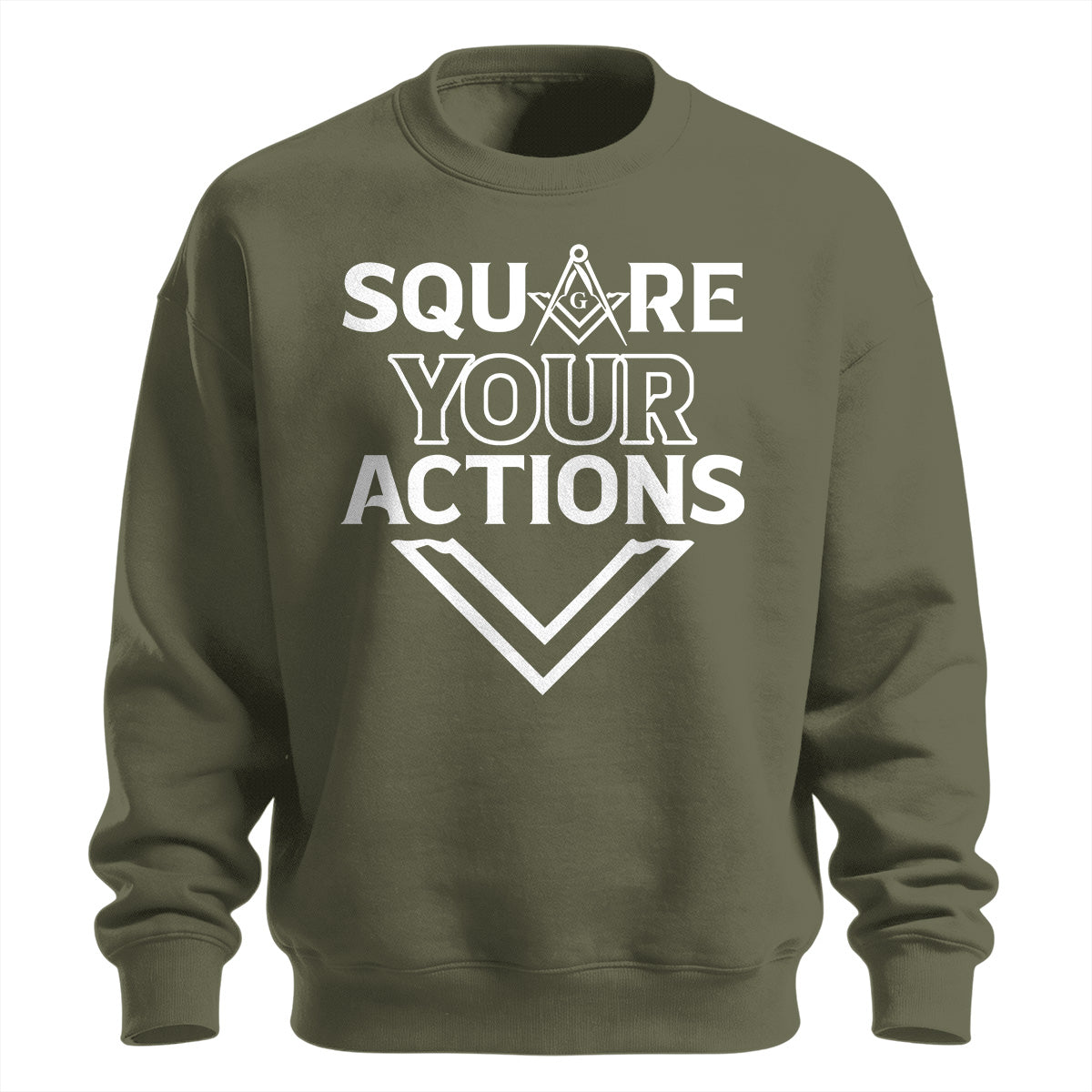 Square Your Actions Sweatshirt