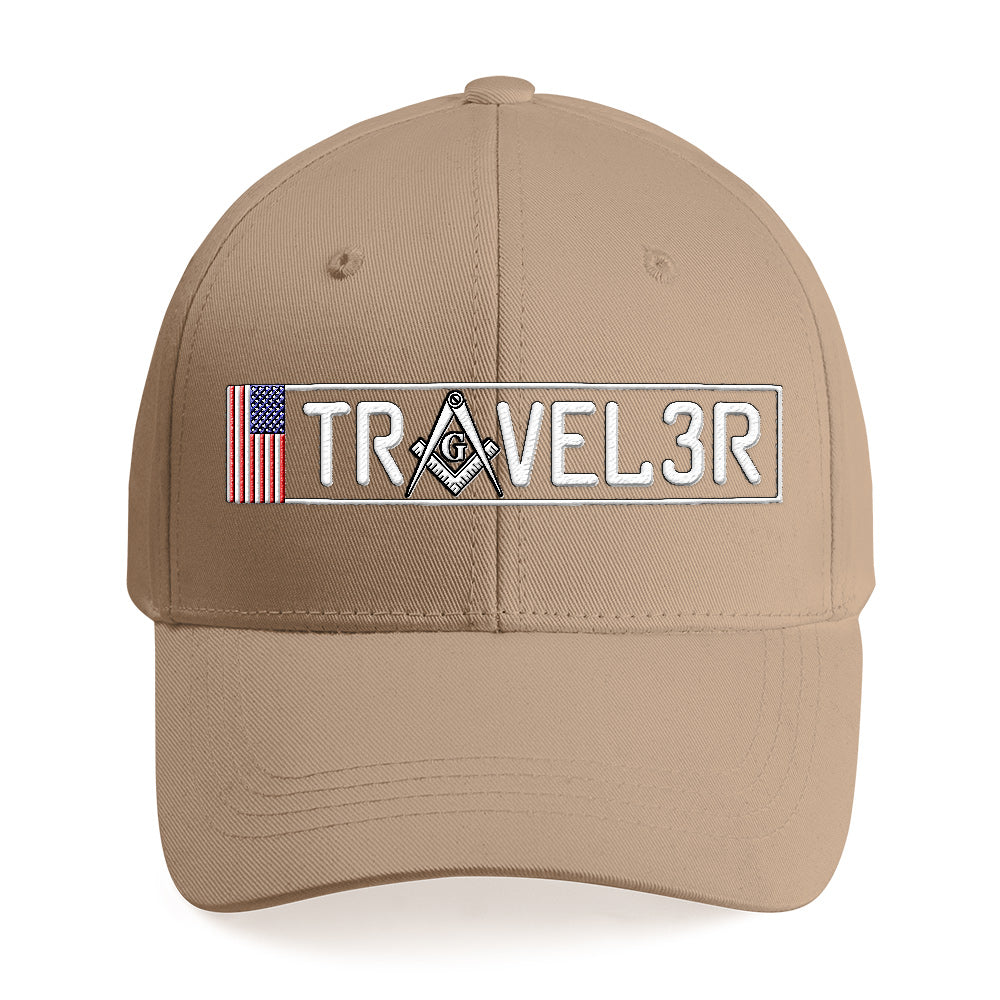 Traveler Plate Cap - Embroidered