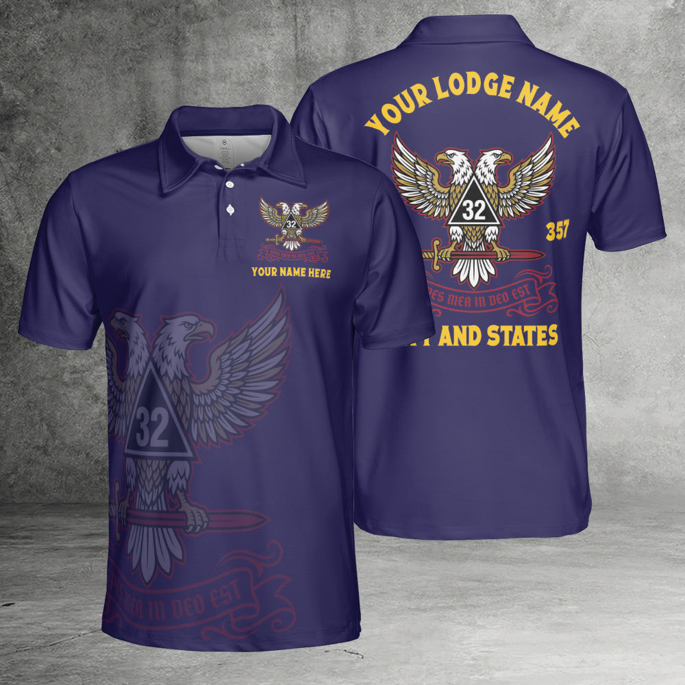 Custom 32nd Degree Scottish Rite Polo