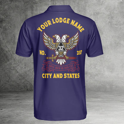 Custom 32nd Degree Scottish Rite Polo
