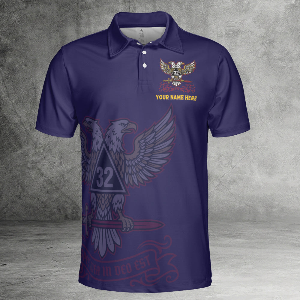 Custom 32nd Degree Scottish Rite Polo