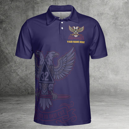 Custom 32nd Degree Scottish Rite Polo