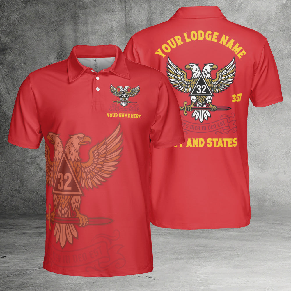 Custom 32nd Degree Scottish Rite Polo