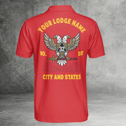 Custom 32nd Degree Scottish Rite Polo