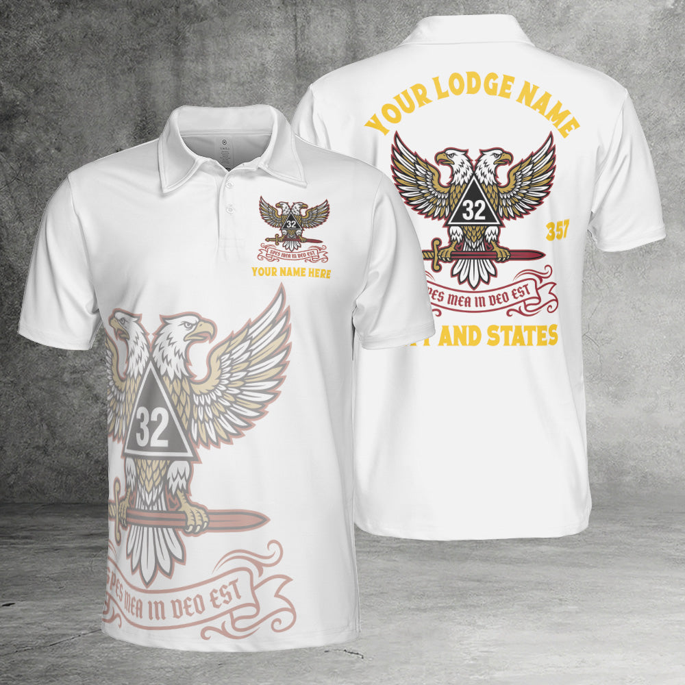 Custom 32nd Degree Scottish Rite Polo