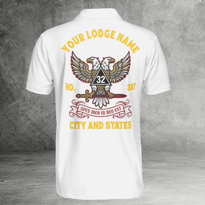 Custom 32nd Degree Scottish Rite Polo