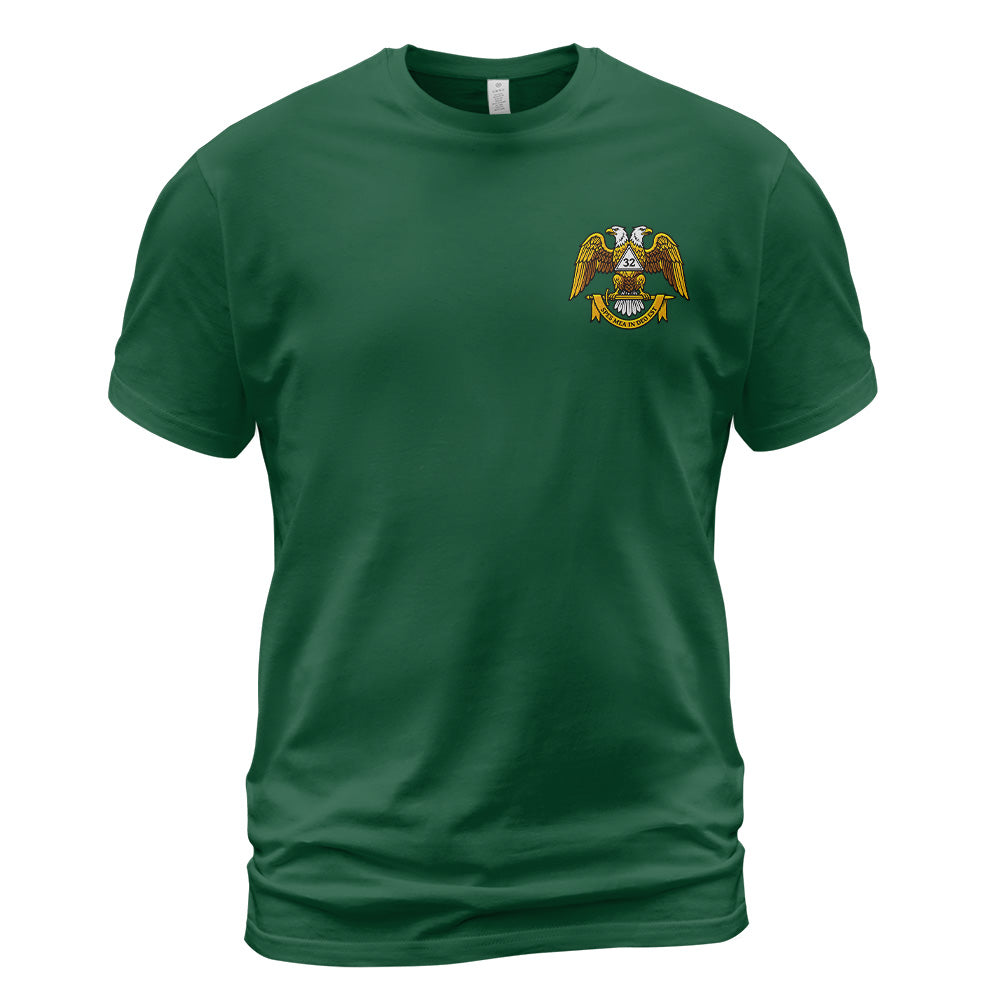 32nd Degree Scottish Rite Freemason T-Shirt -Embroidered