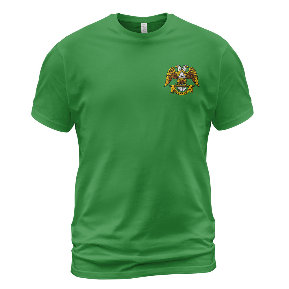 32nd Degree Scottish Rite Freemason T-Shirt -Embroidered