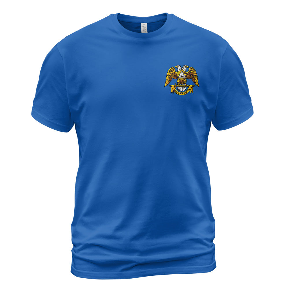 32nd Degree Scottish Rite Freemason T-Shirt -Embroidered