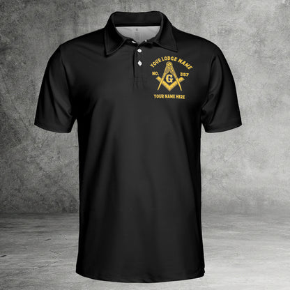 Custom 3rd Degree Master Mason Polo Shirt