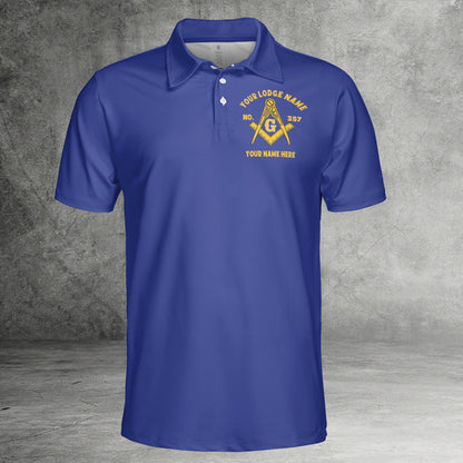 Custom 3rd Degree Master Mason Polo Shirt
