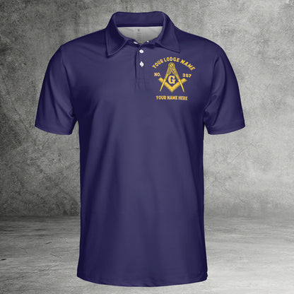 Custom 3rd Degree Master Mason Polo Shirt