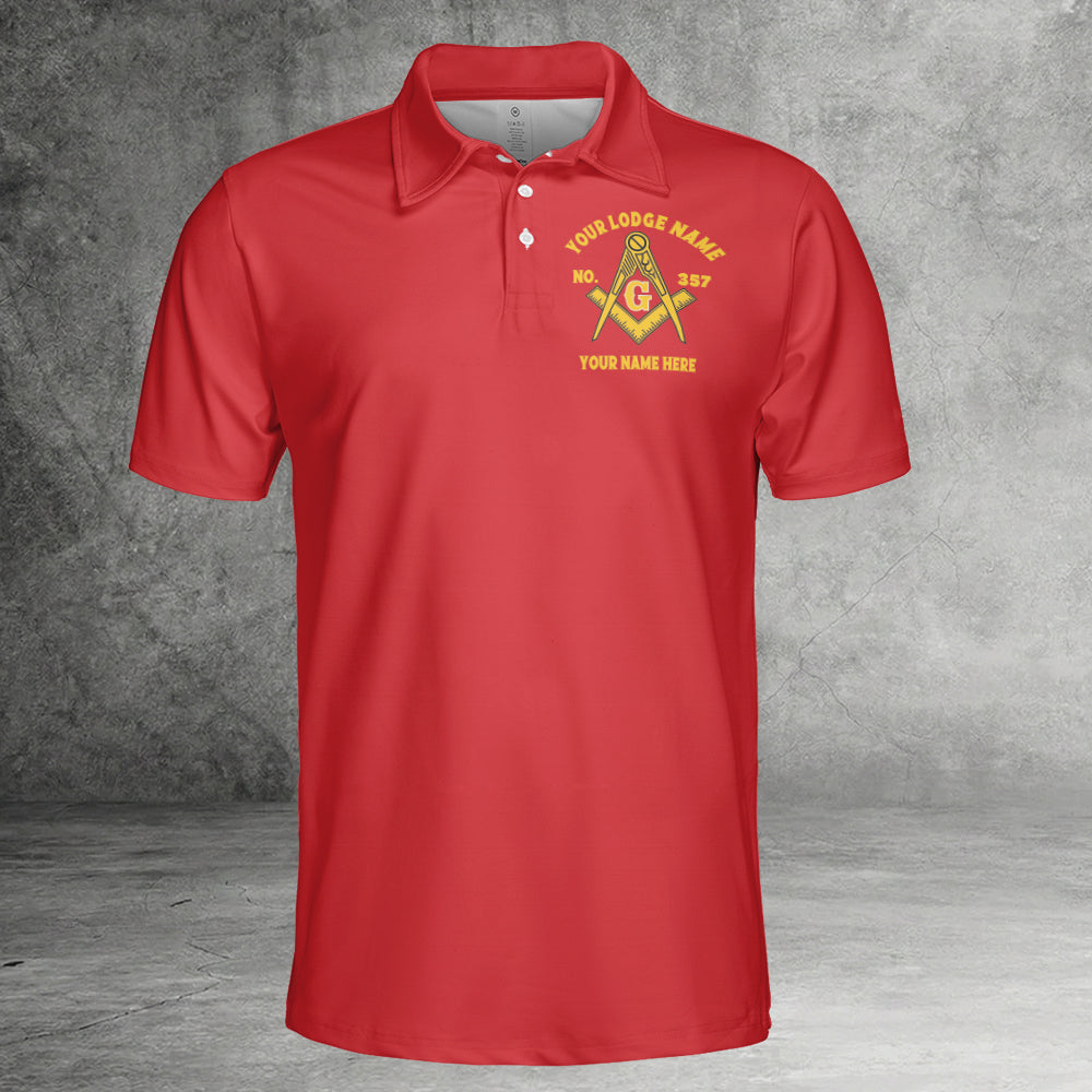 Custom 3rd Degree Master Mason Polo Shirt