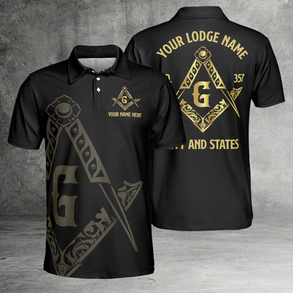 Custom Freemason Polo Shirt