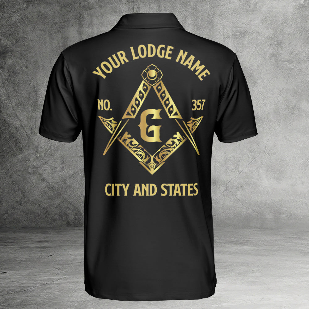 Custom Freemason Polo Shirt