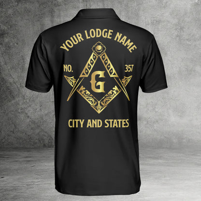 Custom Freemason Polo Shirt