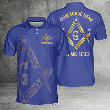 Custom Freemason Polo Shirt
