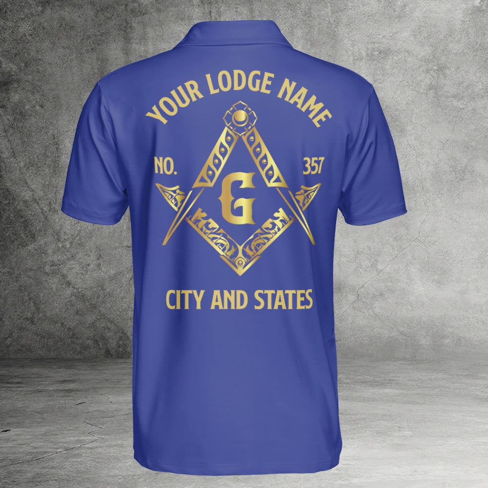 Custom Freemason Polo Shirt
