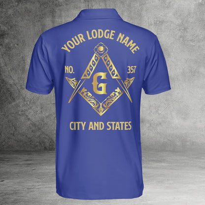 Custom Freemason Polo Shirt