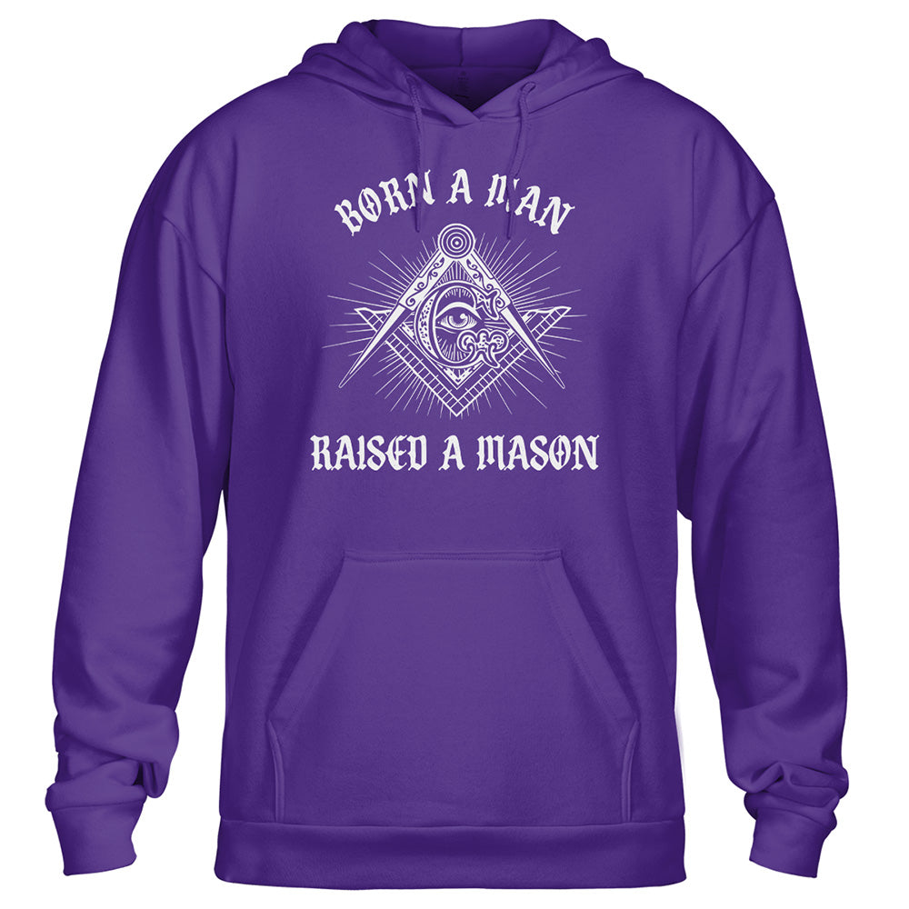 Born A Man Raised A Mason Standard Hoodie