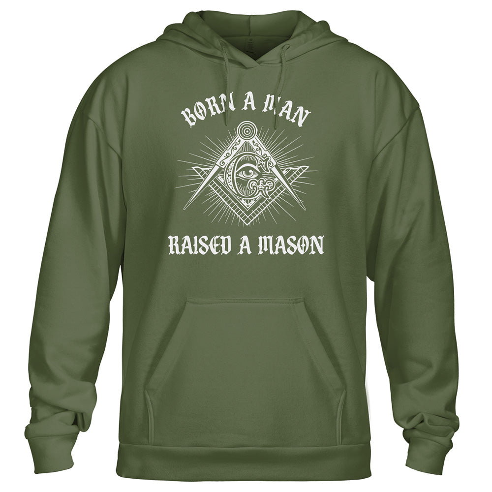 Born A Man Raised A Mason Standard Hoodie