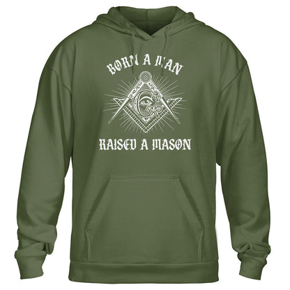 Born A Man Raised A Mason Standard Hoodie