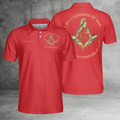 Custom A Brotherhood Of Man Polo Shirt