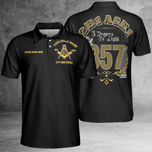 Custom Masonic Polo Shirt 2B1 ASK1