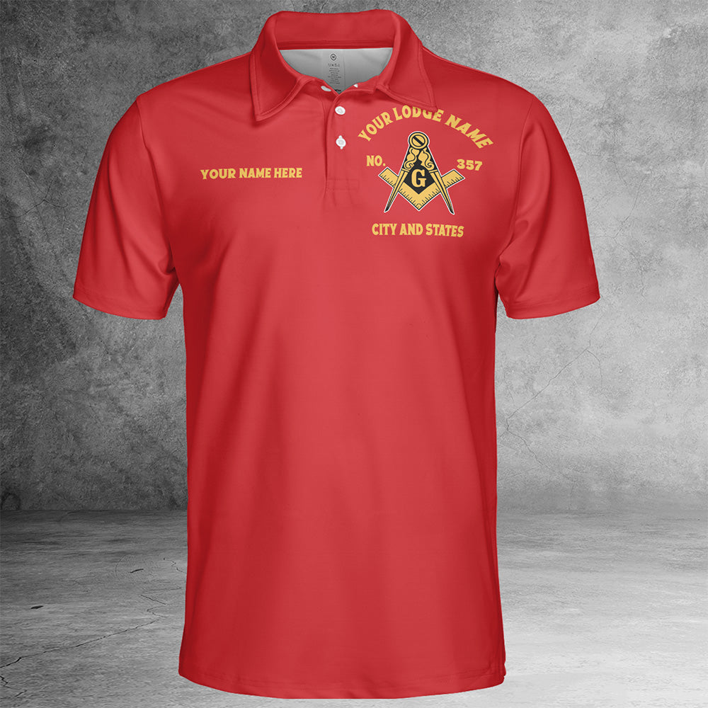 Custom Masonic Polo Shirt 2B1 ASK1