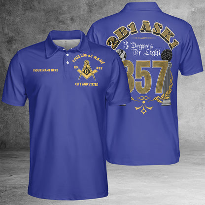 Custom Masonic Polo Shirt 2B1 ASK1