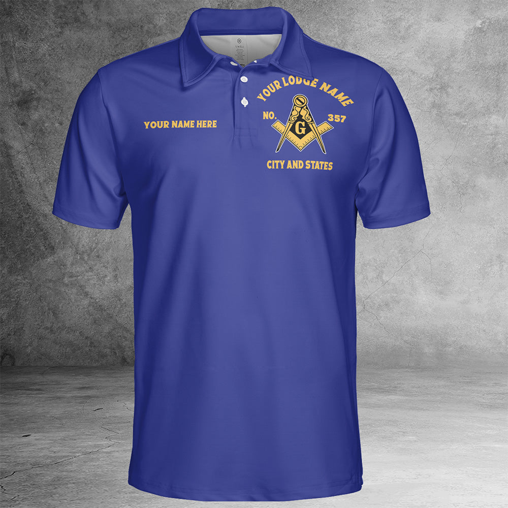 Custom Masonic Polo Shirt 2B1 ASK1
