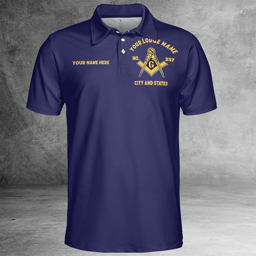 Custom Masonic Polo Shirt 2B1 ASK1