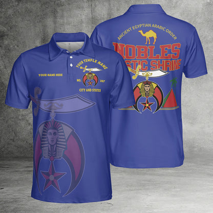 Custom Nobles Mystic Shrine Polo Shirt