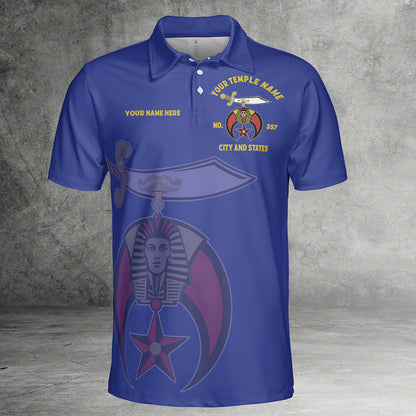 Custom Nobles Mystic Shrine Polo Shirt