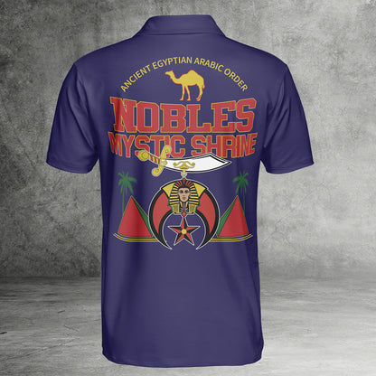 Custom Nobles Mystic Shrine Polo Shirt