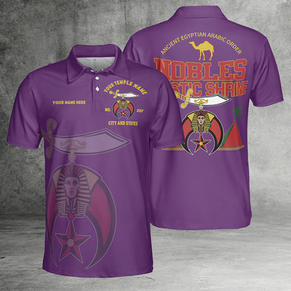 Custom Nobles Mystic Shrine Polo Shirt