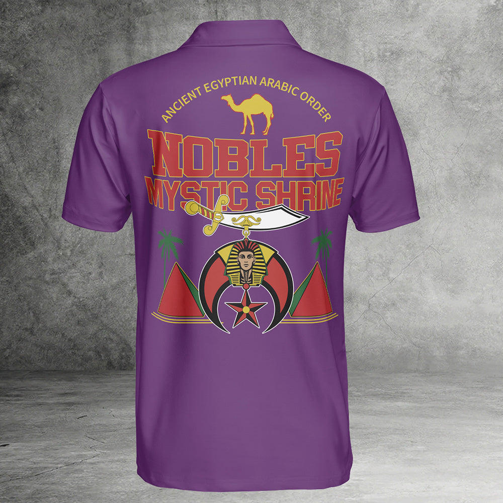 Custom Nobles Mystic Shrine Polo Shirt