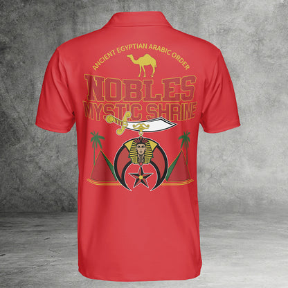 Custom Nobles Mystic Shrine Polo Shirt