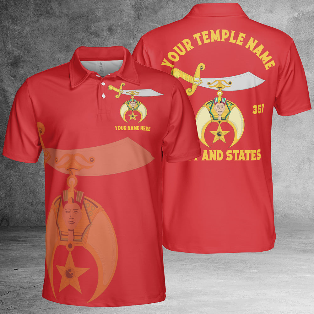 Custom Shriner Noble Polo Shirt