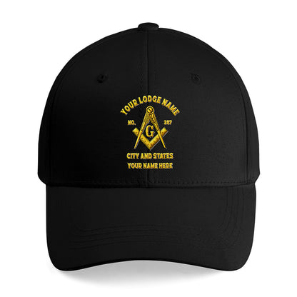 Custom Masonic Hat - Embroidered