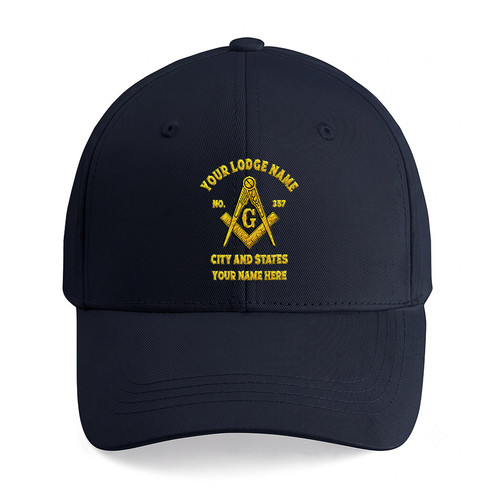 Custom Masonic Hat - Embroidered