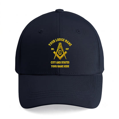Custom Masonic Hat - Embroidered