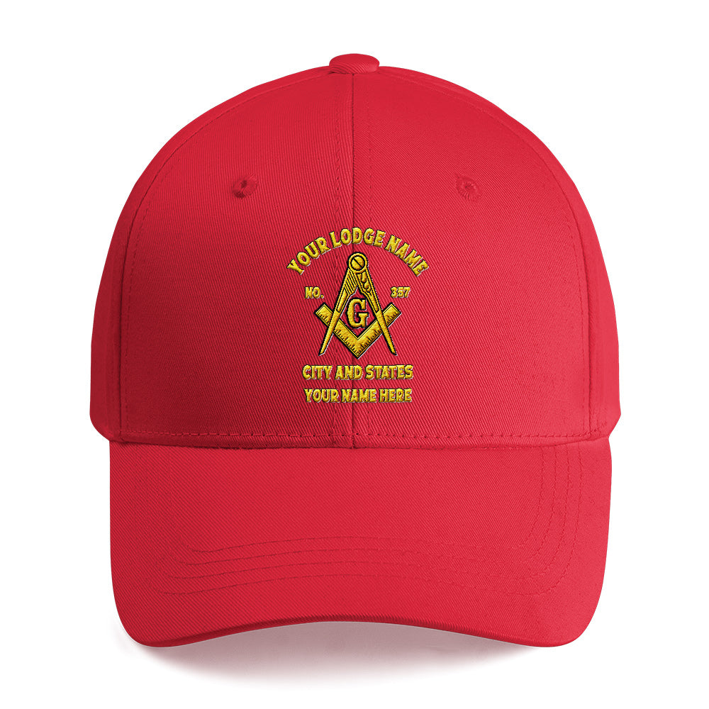 Custom Masonic Hat - Embroidered