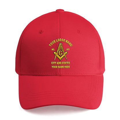 Custom Masonic Hat - Embroidered