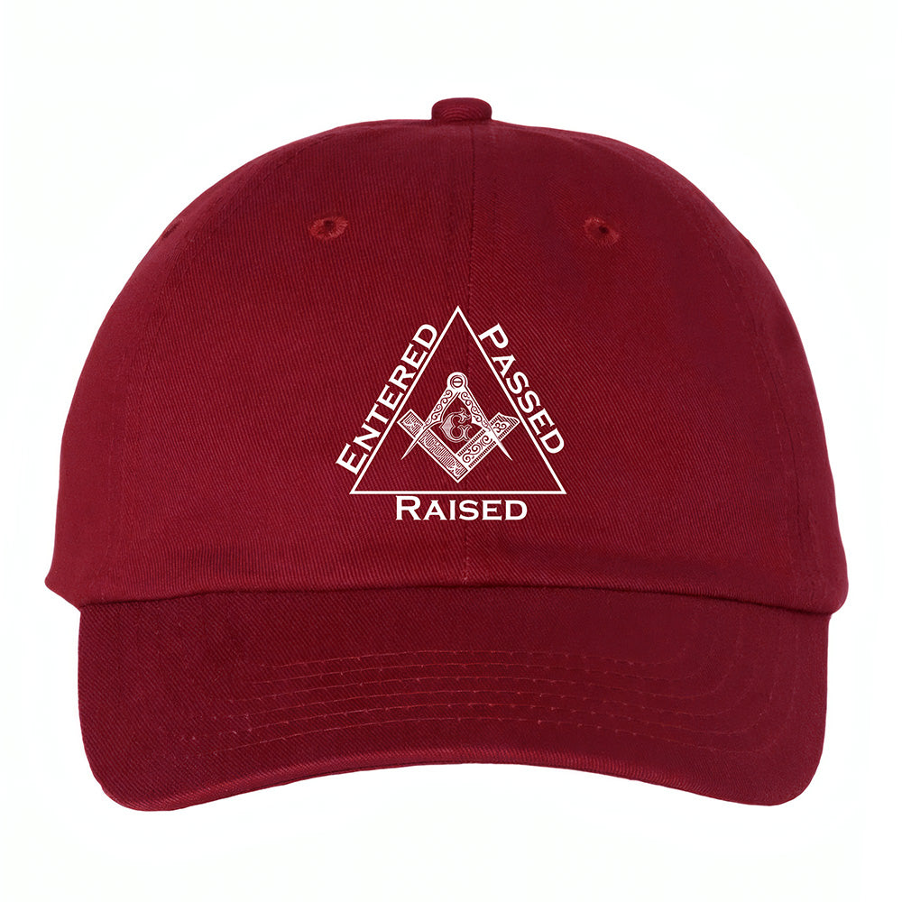 Entered Passed Raised Hat - Printed