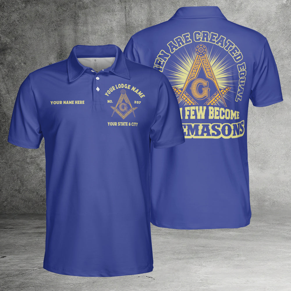 Custom Few Become Freemasons Polo Shirt